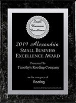 2019 Alexandria Small Business Excellence Award